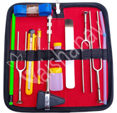 Vaishanav CNS Kit of 12 Instruments – Complete Neurological Diagnostic & Surgical Tools Set with Pouch