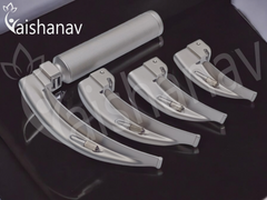 Vaishanav LED Laryngoscope Set (Macintosh Blades 1, 2, 3, 4)