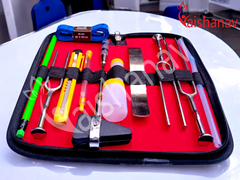 Vaishanav CNS Kit of 12 Instruments – Complete Neurological Diagnostic & Surgical Tools Set with Pouch