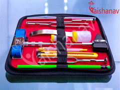Vaishanav CNS Kit of 12 Instruments – Complete Neurological Diagnostic & Surgical Tools Set with Pouch