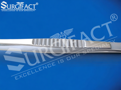 Surgifact Gerald Vascular Dissecting Non-Tooth Forcep Fine Tip 1 MM – Superior Grade Stainless Steel Surgical Instrument