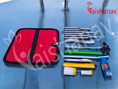 Vaishanav CNS Kit of 12 Instruments – Complete Neurological Diagnostic & Surgical Tools Set with Pouch