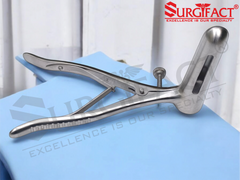 Surgifact High-End Quality Sims Rectal Speculum with Screw & 2 Fenestrated Blades – Stainless Steel Surgical Instrument