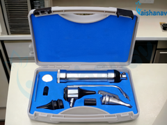 Vaishanav ENT Complete Diagnostic Set – Otoscope, Ophthalmoscope & Speculum Kit with LED