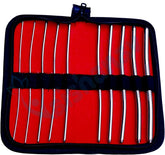 Vaishanav Hegar Dilator Set No. 2–12 with Pouch | 10 Pcs Premium Stainless Steel Medical Dilators | Reusable & Autoclavable Gynecology & Urology Instruments