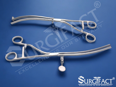 Surgifact Top-Grade Quality Lane Twin Intestinal Clamp 8" Curved – Surgical Instrument