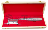 Surgifact Skin Grafting Knife Small Silver Handle with Wooden Box