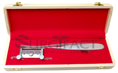 Surgifact Skin Grafting Knife Small Silver Handle with Wooden Box