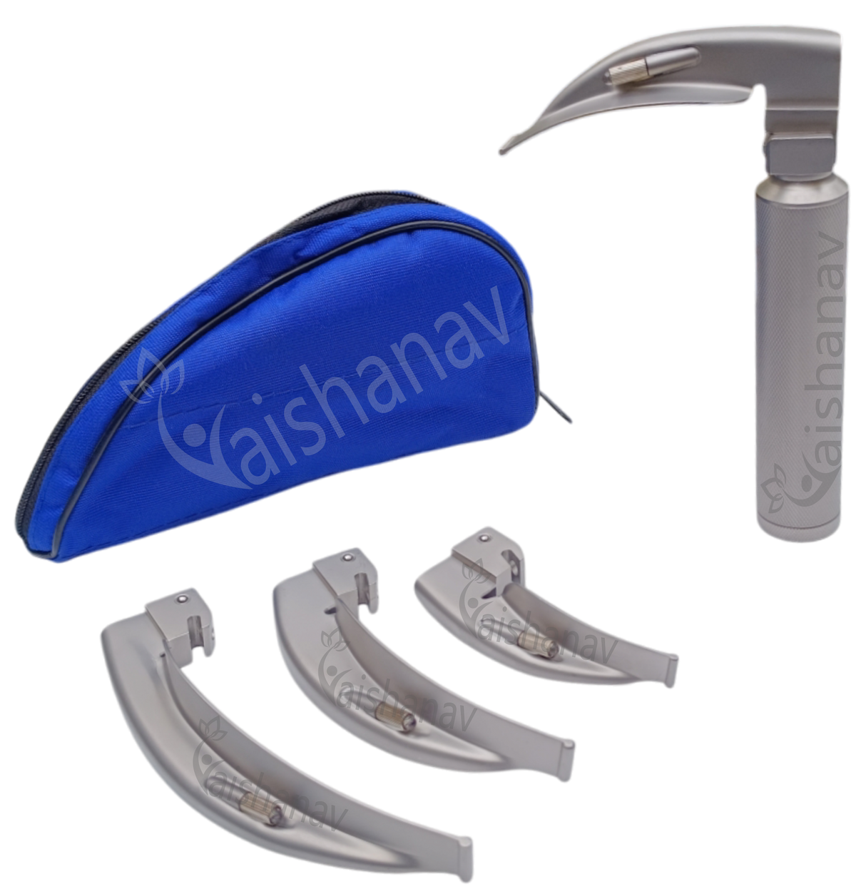 Vaishanav LED Laryngoscope Set (Macintosh Blades 1, 2, 3, 4)