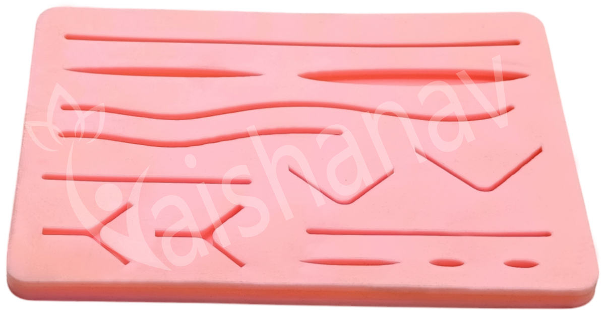 Vaishanav Suture Practice Pad 3 Layers with Wounds