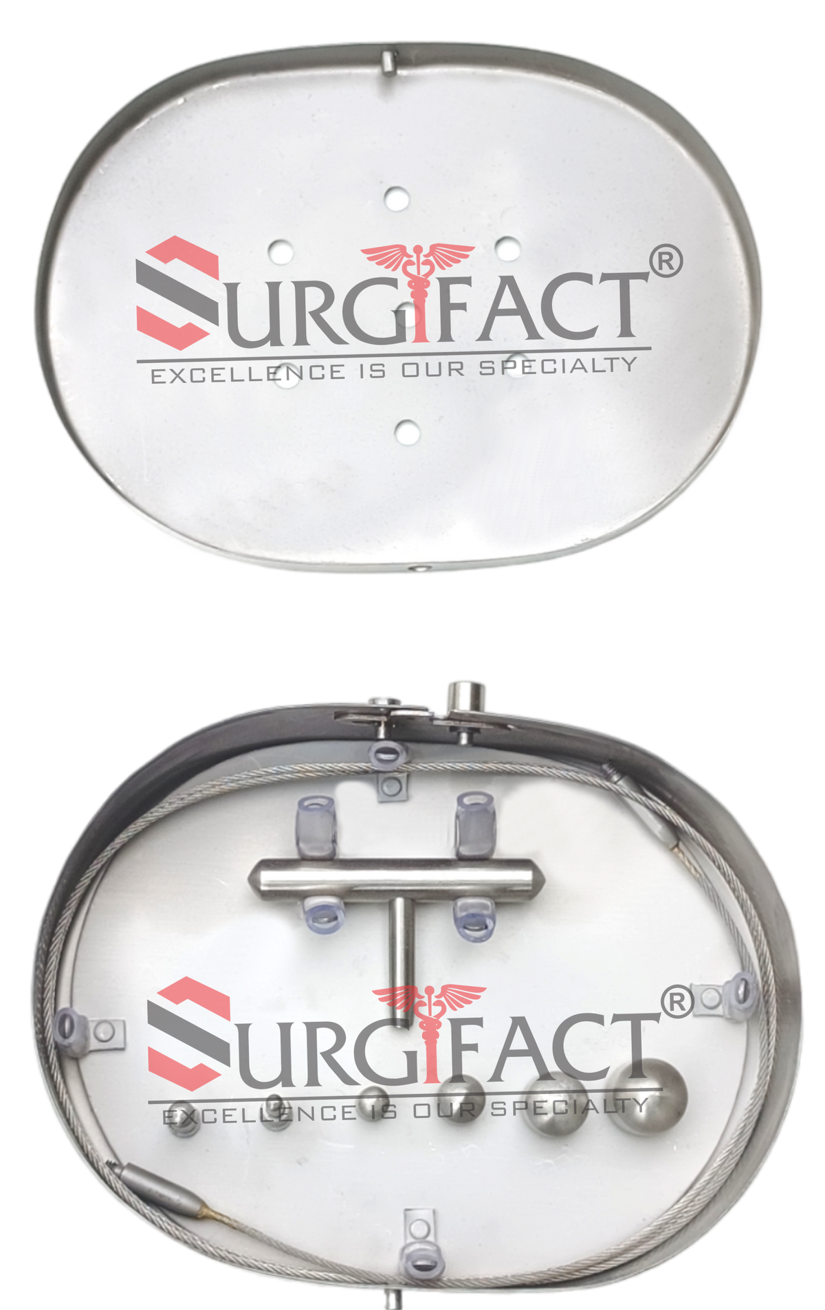 Surgifact Premium Nabatoff Varicose Vein Stripper Set – Complete Surgical Kit with Stainless Steel Sterilizing Box