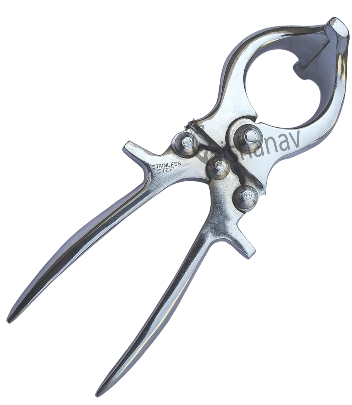 Vaishanav 9” Burdizzo Castrator – Heavy-Duty Stainless Steel Non-Surgical Livestock Castration Clamp