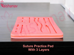 Vaishanav Suture Practice Pad 3 Layers with Wounds