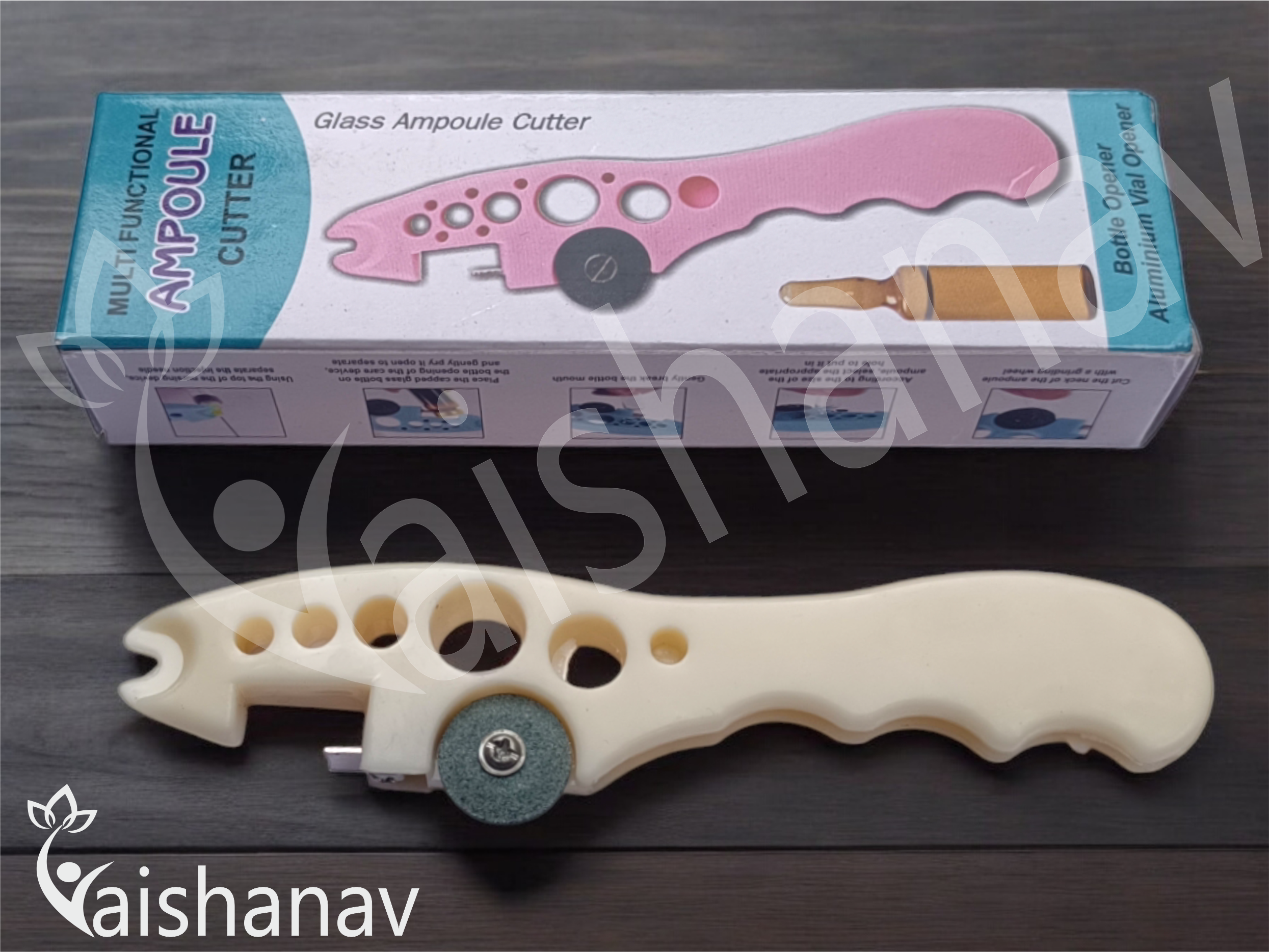 Vaishanav Ampoule Cutter Fish model Multifunctional & Bottle Opener