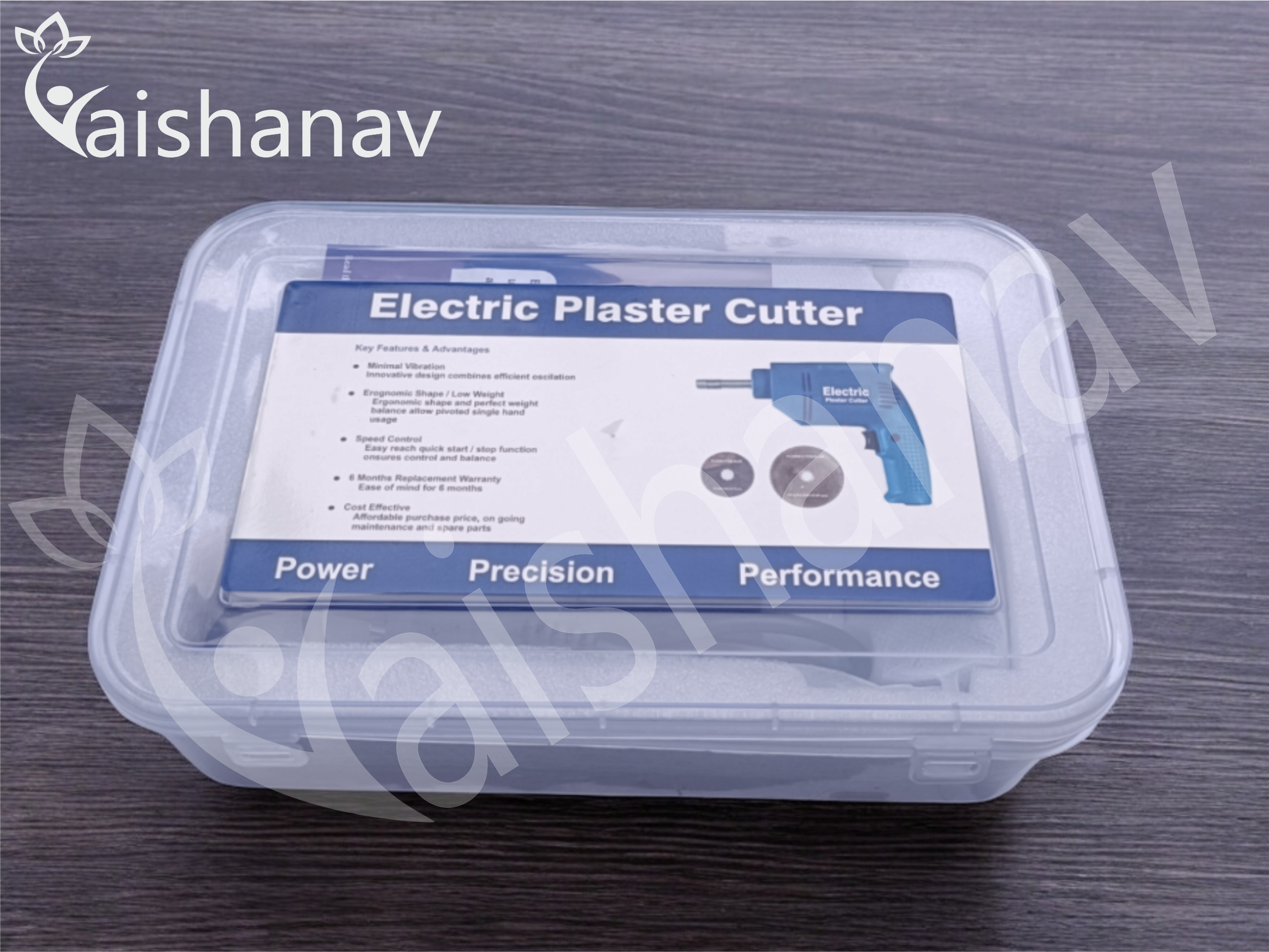 Vaishanav Electric Plaster Cutter 300W | Heavy Duty Cast Cutting Tool with Copper Motor