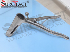 Surgifact High-End Quality Sims Rectal Speculum with Screw & 2 Fenestrated Blades – Stainless Steel Surgical Instrument