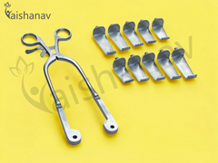 Vaishanav Casper & Cloward Retractor with 5 Pairs Blades