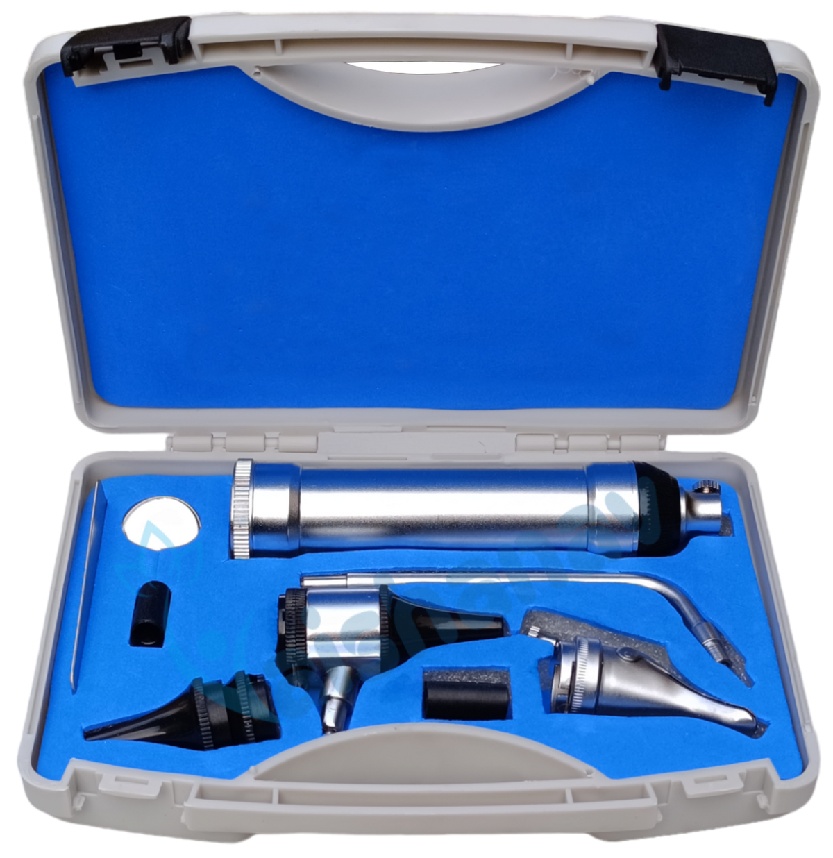 Vaishanav ENT Complete Diagnostic Set – Otoscope, Ophthalmoscope & Speculum Kit with LED