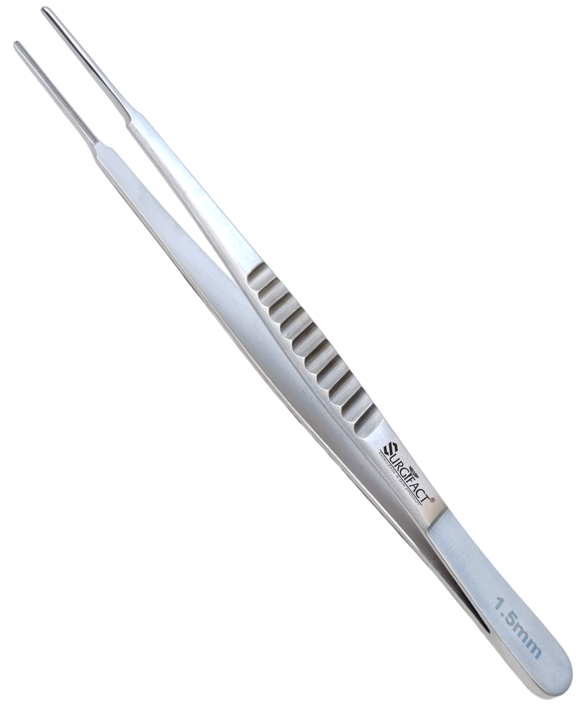 Surgifact Gerald Vascular Dissecting Non-Tooth Forcep Fine Tip 1.5 MM – High Precision Stainless Steel Surgical Instrument