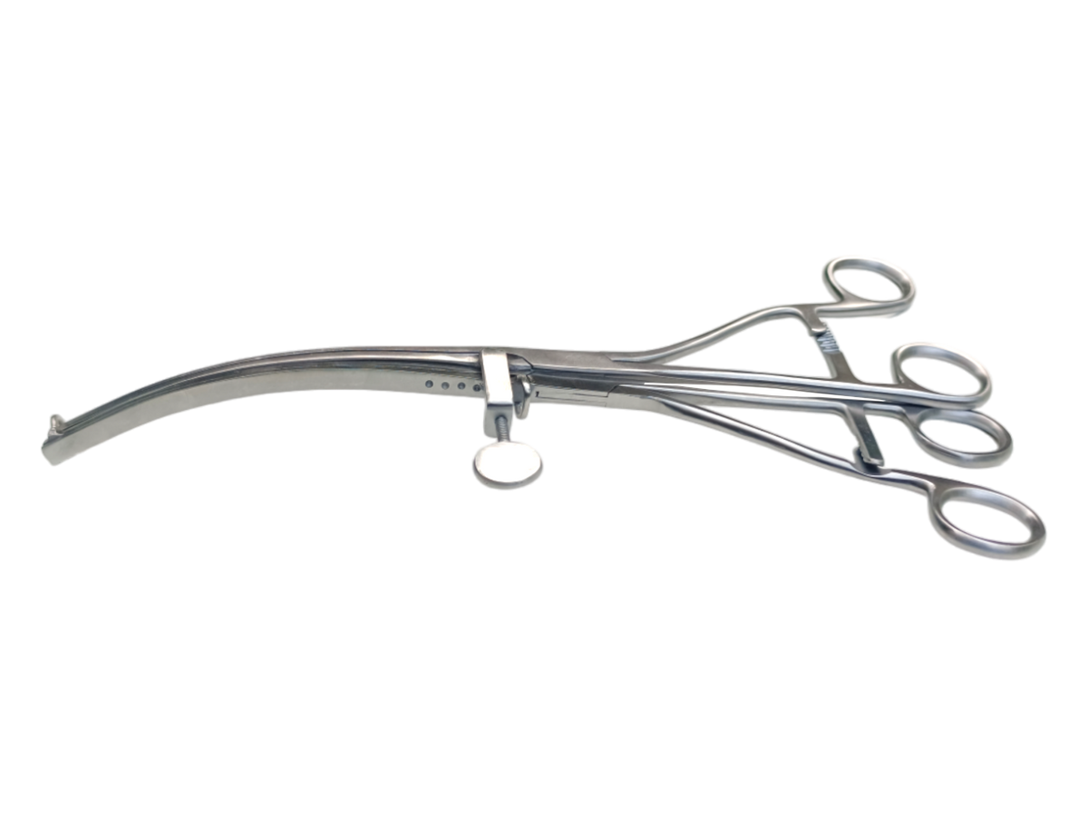 Lane Twin Intestinal Clamp  Curved 3