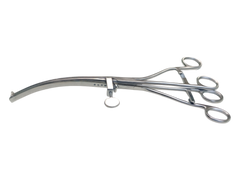 Lane Twin Intestinal Clamp  Curved 3