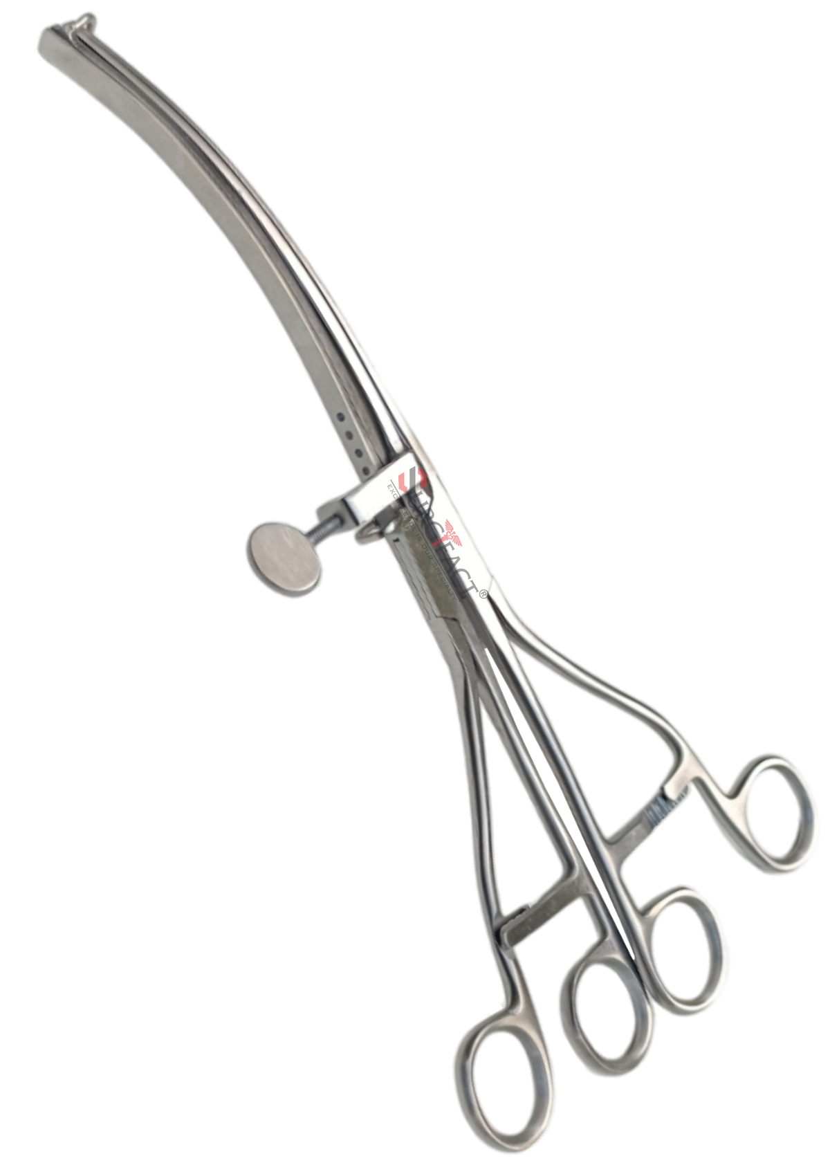 Surgifact Top-Grade Quality Lane Twin Intestinal Clamp 8" Curved – Surgical Instrument