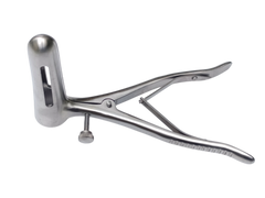 Sims Rectal Speculum with Screw and Fenestrated Blades